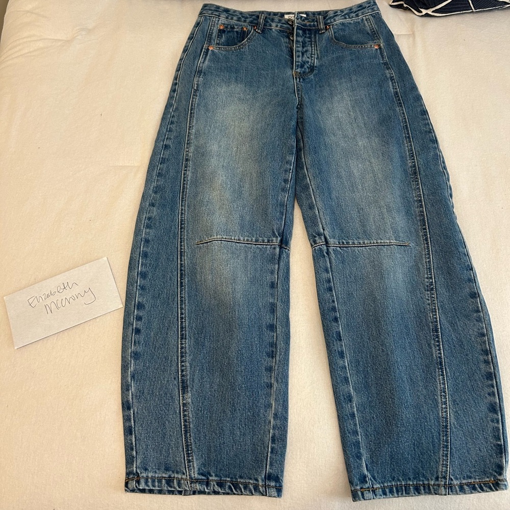 Parke jeans size 26 barrel jeans